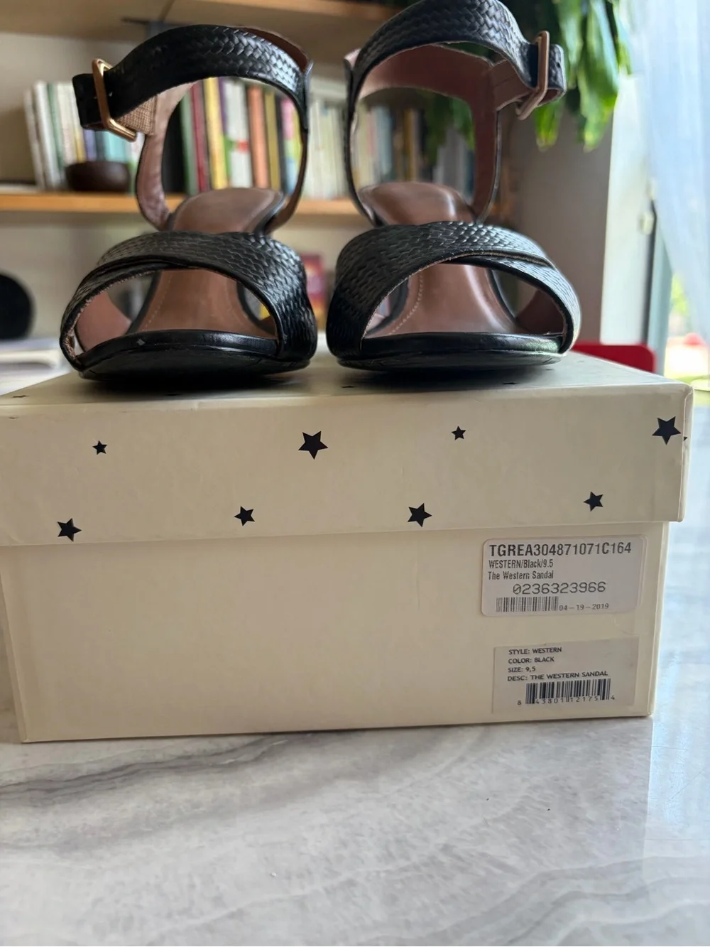 CAPELLI ROSSI WOVEN LEATHER WEDGE SANDALS